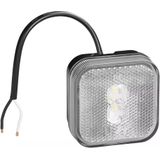 ProPlus - LED Markeringslamp - Vierkant - Waterdicht - Wit - 12/24V