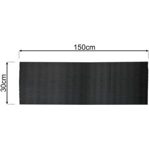 Pro Plus Anti Slipmat - 150 x 30 cm - 3 mm - Zwart