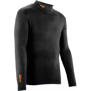 Scruffs Thermoshirt basislaag - polyester en elastaan - warm en sneldrogend - maat XL - zwart - bij koud weer