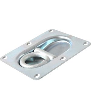 Pro Plus Sjoroog met Dekring Dubbel en Veer- Inbouw 20 mm - 105 x 145 mm - Staal