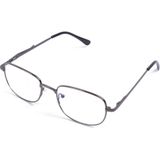 Benson Leesbril met Clip - Titanium Frame - Sterkte +4.00 - Zwart