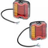 ProPlus - Achterlicht LED - 4 Functies - Waterdicht - 105 x 95 mm - Links