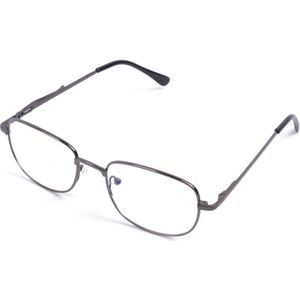 Benson Leesbril met clip - titanium frame - sterkte 3.00 - zwart - lichtgewicht en duurzaam