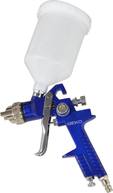 GEKO - HVLP - Verfspuit - Aluminium Behuizing - 2,5 mm Nozzle - Verstelbare Instellingen