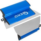 GEKO Afwerkspatel 25 cm met ergonomische handgreep en vervangbaar 0,3 mm blad voor nauwkeurig afwerken