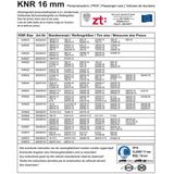 Pro Plus Sneeuwkettingen KNR240 - Betrouwbare Winter Grip - Ø 16 mm - Set van 2