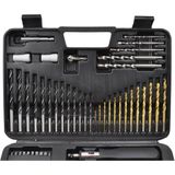 GEKO Boor- en Schroefbitset - 110-delig - Inclusief Opbergkoffer