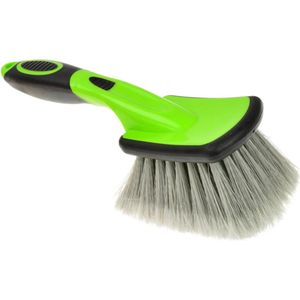 GEKO - Wheel & Tire Borstel - Zwart - Rubber Handgreep