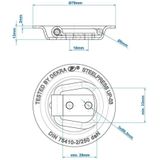 Pro Plus Sjoroog - Ø 45 mm - SPP UP-03B - blister