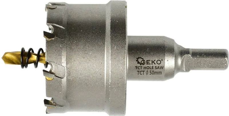 GEKO TCT gatenzaag - 50 mm - titanium boor - carbide tanden - hoge precisie