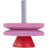 GEKO Lawnmower Bladenslijper - 2x53 mm - HEX Bevestiging - Voor Boormachines