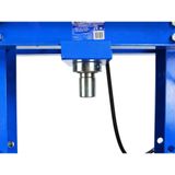 GEKO Hydraulische werkplaatspers - 20 ton - 2-snelheden handpomp - verstelbare werkhoogte - drukmeter inbegrepen