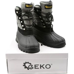 GEKO Snowboots - Waterdicht - Warme voering - Maat 40 - Zwart