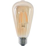 Benson LED Lamp Retro Filament - Warm Wit - St64 - 4W - E27 - Dimbaar