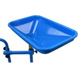GEKO Mobiele olieafvoer - 360° draaibare opvangschaal - Verstelbaar tot 170 cm - 10 liter capaciteit