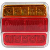 Benson Aanhangwagen Achterlicht - Vierkant - 18 LED - 10 x 10 cm Links/Rechts - Prijs per Set