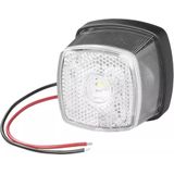 ProPlus Markeringslamp - LED - Waterdicht - Wit - 61 x 61 mm - 10-30V