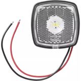 ProPlus Markeringslamp - LED - Waterdicht - Wit - 61 x 61 mm - 10-30V