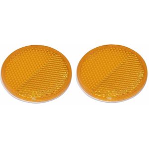 Pro Plus Reflector Zelfklevend - Ø 55 mm - Oranje - 2 stuks