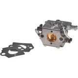 GEKO Carburateur - 2-schroefbevestiging - 30 mm schroefafstand - 75 mm hoogte - Inclusief pakkingen