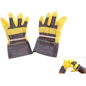Benson Werkhandschoenen splitleder - extra polsbescherming - maat 10.5 - set