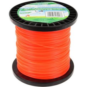 GEKO Nylon trimmerdraad - rond - 2,0 mm - 126 m - duurzaam kunststof