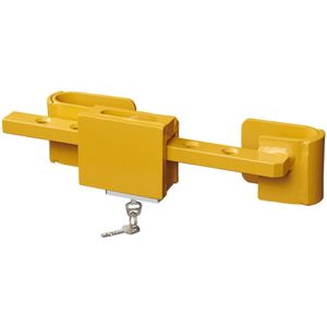 ProPlus Verstelbaar trailer- en containerslot - Heavy duty - Gehard staal - 23 tot 42 cm - Inclusief 2 sleutels - Signaalgeel