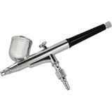 GEKO - Airbrush Set BD-130 - Dual-Action - 0,3 mm Nozzle - Metaal - 7 ml Cup