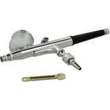 GEKO - Airbrush Set BD-130 - Dual-Action - 0,3 mm Nozzle - Metaal - 7 ml Cup