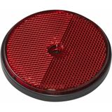 Pro Plus Reflector met Schroefbevestiging - Ø 80 mm - Rood - 2 stuks