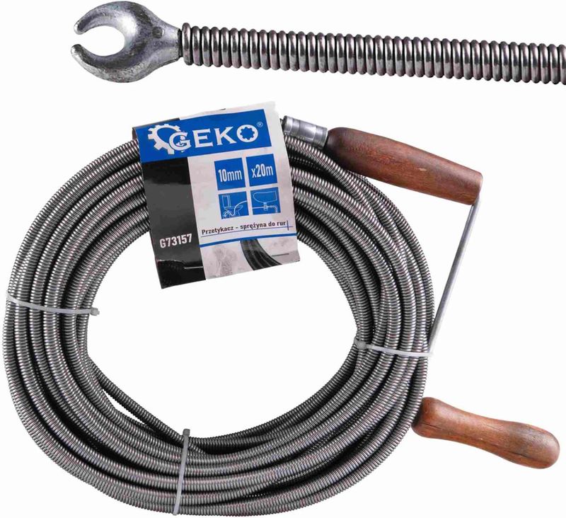 GEKO - Drainreiniger - Flexibele Slang - 10mm x 20m - Duurzaam Ontwerp