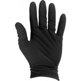 GEKO Nitrile handschoenen - stevige grip - zwart - maat L - 50 stuks