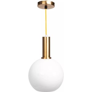 TooLight Hanglamp APP666-1CP - E27 - 20 x 30 cm - Goud/Wit