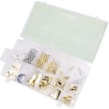 Benson Ophanghaken set - 180-delig - Inclusief fotohangers en koepelspijkers - Assortiment box