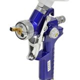 GEKO - HVLP Verfspuit - 0,8 mm Nozzle - 125 ml Reservoir - Aluminium Behuizing