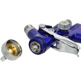 GEKO - HVLP Verfspuit - 0,8 mm Nozzle - 125 ml Reservoir - Aluminium Behuizing