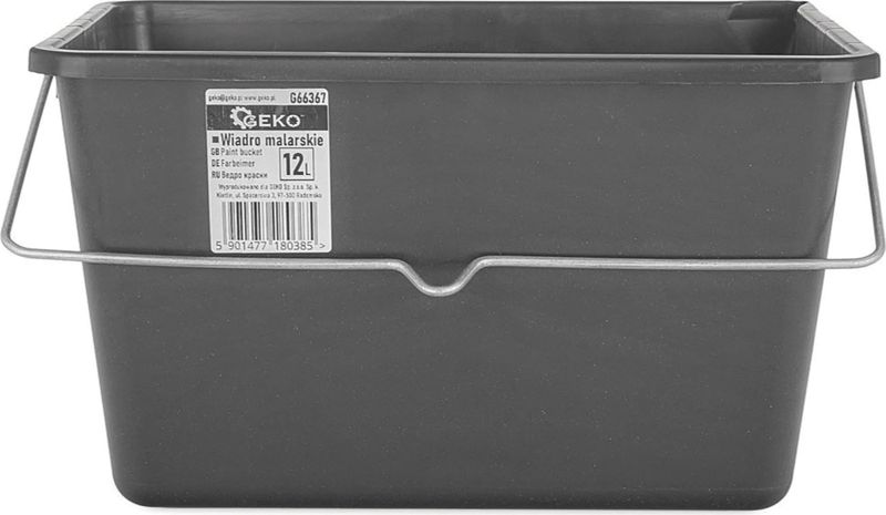 GEKO Verfemmer - 12L - Duurzaam PP Plastic - Met Groeven en Liter Markeringen