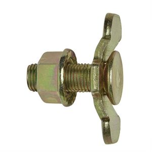 ProPlus Dubbele stud fitting voor bindrail - 3/8 inch bout - 30 x 42 x 26 mm - breeklast 2.000 kg