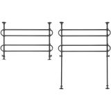 Pro Plus Bagage - en Hondenrek Hoogte: 60 cm - Maximaal 110 cm - Breedte: 85 cm - Maximaal 140 cm