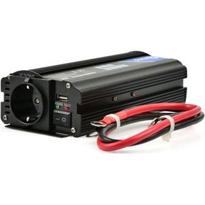 GEKO Omvormer 12V naar 230V - 800/1600W - USB-poort - Slimme koeling