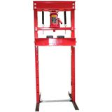 Benson - Hydraulische Garagepers - Rood - 12 Ton - Verstelbaar Werkvlak - Massieve Constructie
