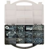 Fixman Assortiment sluitringen - roestbestendig - 1000-delig - met opbergkoffer