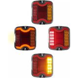 ProPlus - LED Achterlicht - Rechts - 4 Functies - Waterdicht - 105 x 95 mm