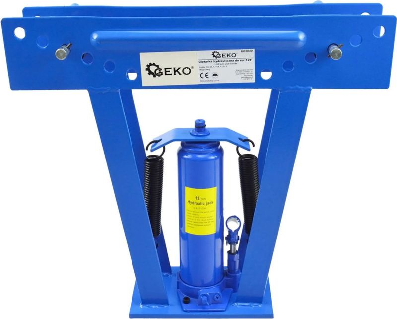 GEKO Hydraulische pijpenbuiger - 12 ton - robuust staal - vloerstaand model