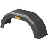 ProPlus - Spatscherm - Zwart - 62 x 17.2 x 23.8 cm - Trailerspatbord - Kunststof