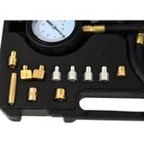 GEKO Automatische drukmeter set - 0-500 PSI - 12 adapters - 60 cm slang