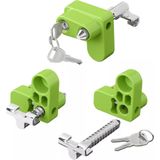 Proplus - Uitdraaisteunslot - Veiligheid - Universeel - Inclusief 2 Sleutels