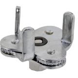 GEKO - Oliefiltersleutel - Verstelbaar - Driepootontwerp - 62-120 mm - Inclusief Adapters