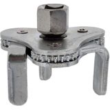 GEKO - Oliefiltersleutel - Verstelbaar - Driepootontwerp - 62-120 mm - Inclusief Adapters