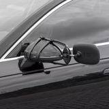 ProPlus - Opzetspiegel - Uitschuifbare Lengte 37,5-41 cm - E-gekeurd - Vlak Glas